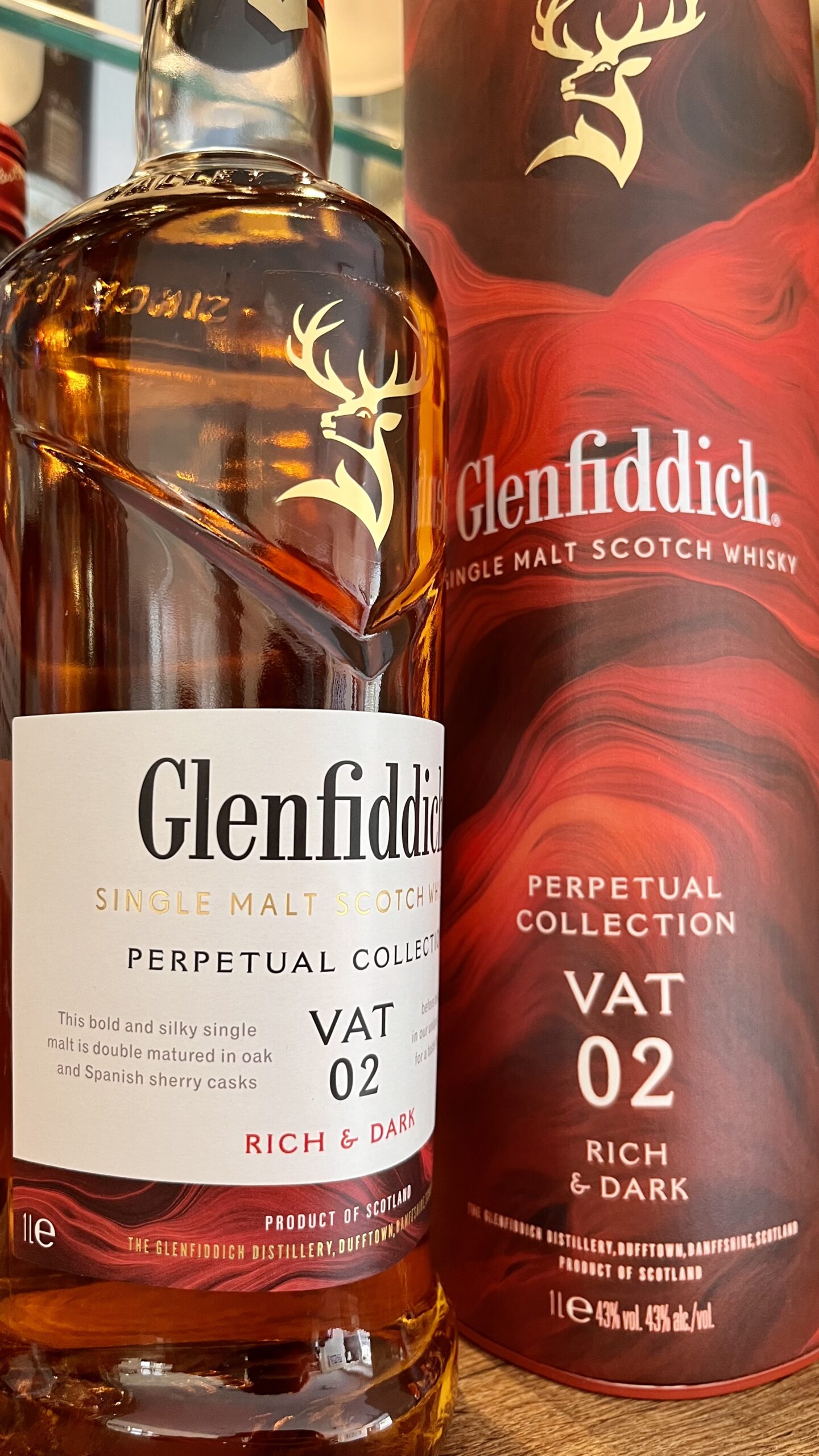 Whisky Glenfiddich Perpetual Collection VAT  1L – Empório Dark